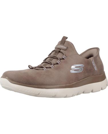 SKECHERS SUMMITS-UNKNOWN TRAI SLIP-INS - MARROM BRN