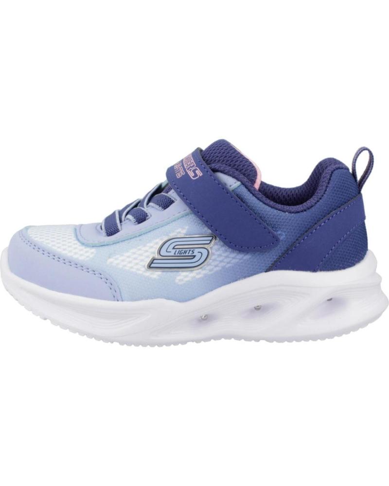 SKECHERS OMBRE DELUXE ZAPATILLAS CON LUCES - AZUL NVLB 303714N AZUL
