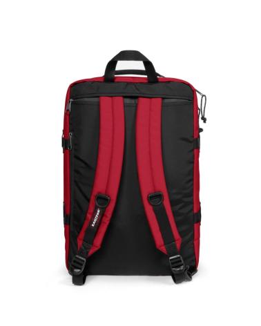 EASTPAK TRAVELPACK CONVERTIBLE TRAVEL BAG RED RED