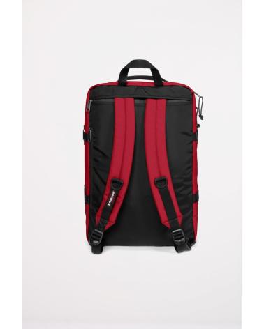 EASTPAK TRAVELPACK CONVERTIBLE TRAVEL BAG RED RED