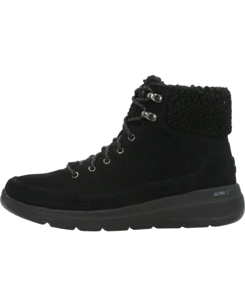 SKECHERS GLACIAL ULTRA WOODLANDS BBK - STIVALETTI NERI BBK