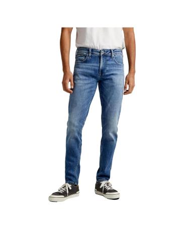 JEAN SKINNY TAILLE BASSE PEPE JEANS PM207387MI52 BLEU AZUL