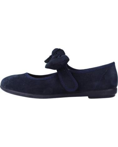VUL-LADI PARISINA BALLET FLATS WITH NAVY BLUE BOW MARINO