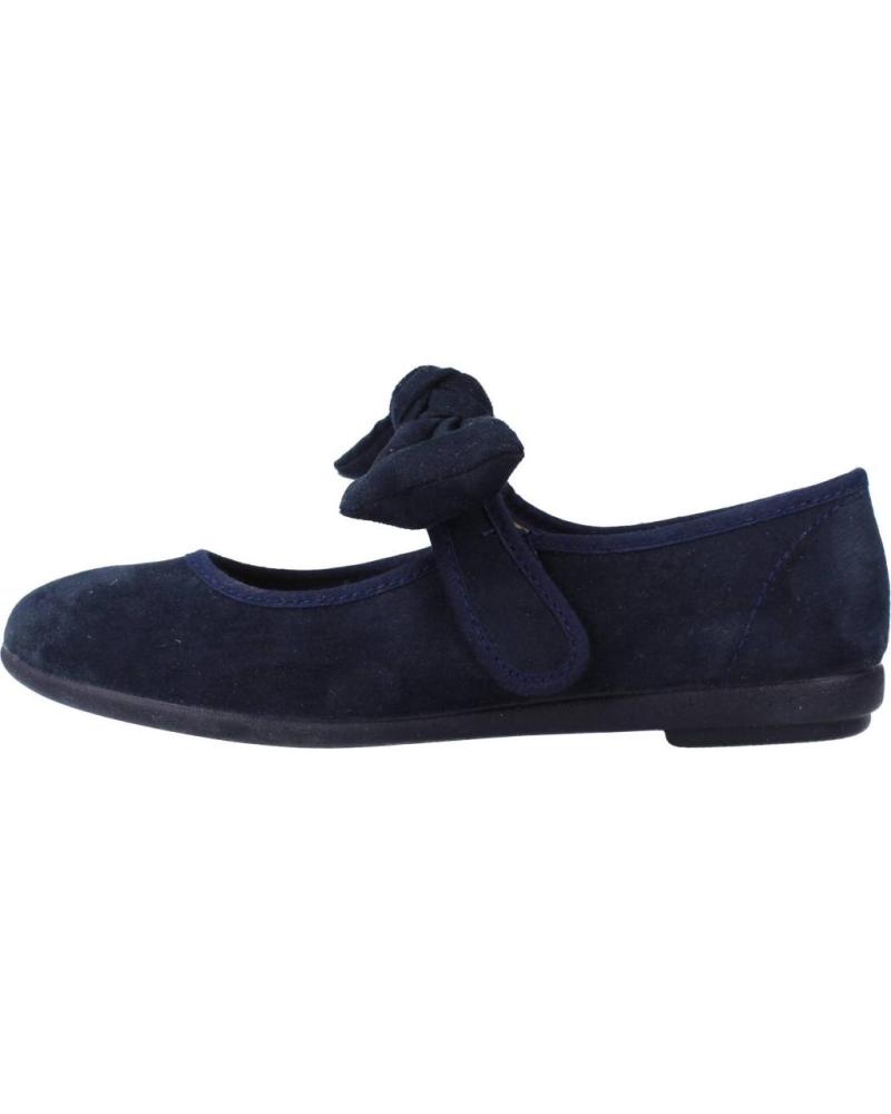 VUL-LADI PARISINA BALLET FLATS WITH NAVY BLUE BOW MARINO