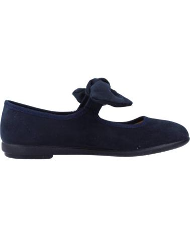VUL-LADI PARISINA BALLET FLATS WITH NAVY BLUE BOW MARINO