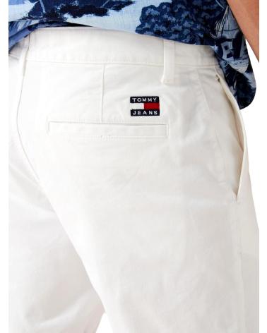 TOMMY JEANS SCANTON CHINO SHORTS DM0DM18812 BLANCO BLANCO