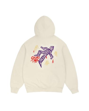 JACKER HOODIE CRIME TIME BEIGE MULTICOLORE MULTICOLOR