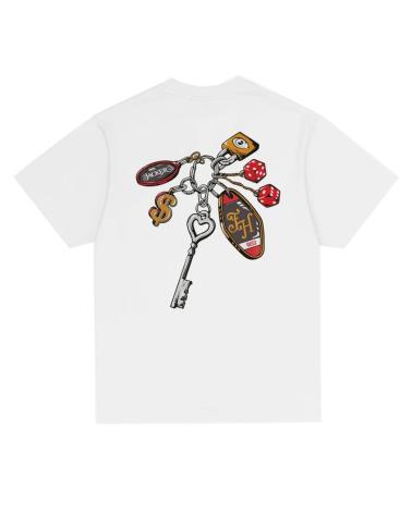 JACKER T-SHIRT KEYCHAIN BRANCA MULTICOLOR MULTICOLOR