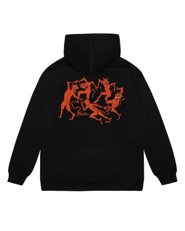 SWEAT À CAPUCHE JACKER DEVILS DANCE NOIR MULTICOLORE MULTICOLOR