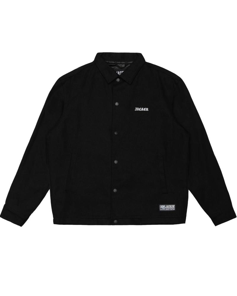 JACKER TROIS GRACES JACKE SCHWARZ MIT RÜCKENPRINT NEGRO