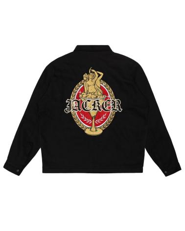 JACKER TROIS GRACES JACKE SCHWARZ MIT RÜCKENPRINT NEGRO