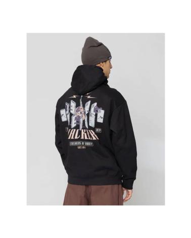 JACKER 'VANITY' HOODIE BLACK WITH MULTICOLOR PRINT MULTICOLOR