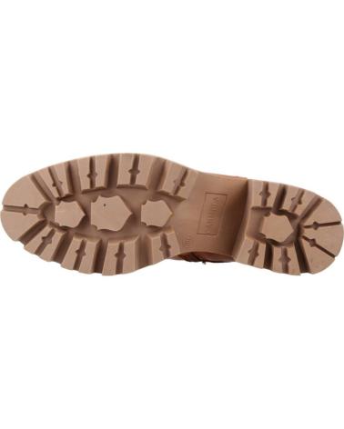LEDER STIEFELETTE CARMELA 160882C CAMEL BRAUN MIT SCHNALLE CAMEL