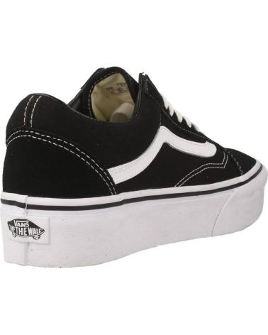 VANS OFF THE WALL ZAPATILLAS MUJER VANS MODELO OLD SKOOL PLATFORM COLOR NEGRO BLACKWHITE