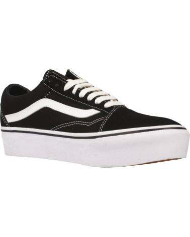 VANS OFF THE WALL ZAPATILLAS MUJER VANS MODELO OLD SKOOL PLATFORM COLOR NEGRO BLACKWHITE