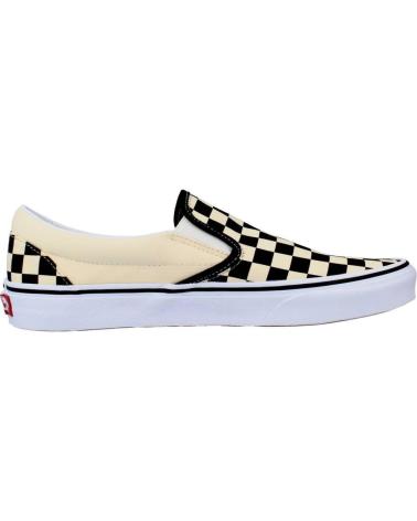 VANS CLASSIC SLIP-ON CHECKERBOARD BLANCAS Y NEGRAS WHITE