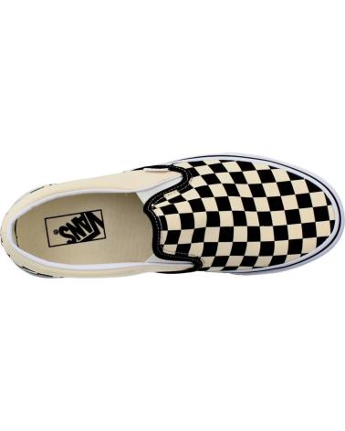 VANS CLASSIC SLIP-ON CHECKERBOARD BLANCAS Y NEGRAS WHITE