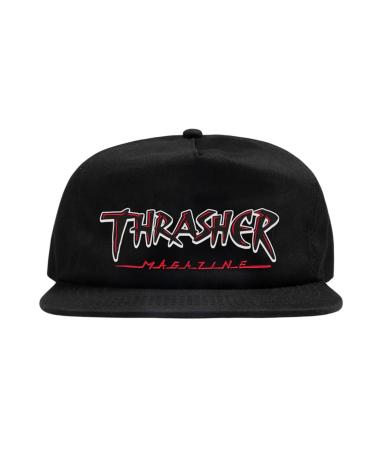 GORRA SNAPBACK THRASHER SLASH NEGRA MULTICLOR MULTICOLOR