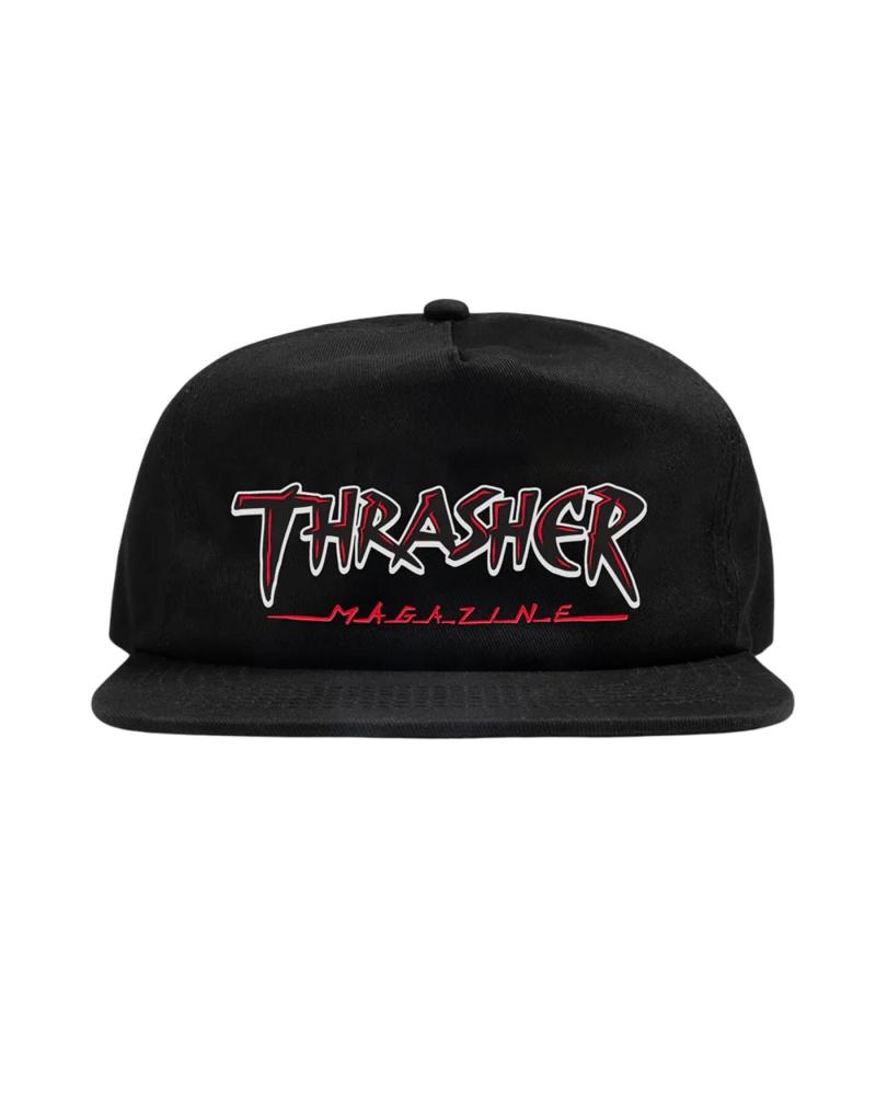 CASQUETTE SNAPBACK THRASHER SLASH NOIRE MULTICOLORE MULTICOLOR