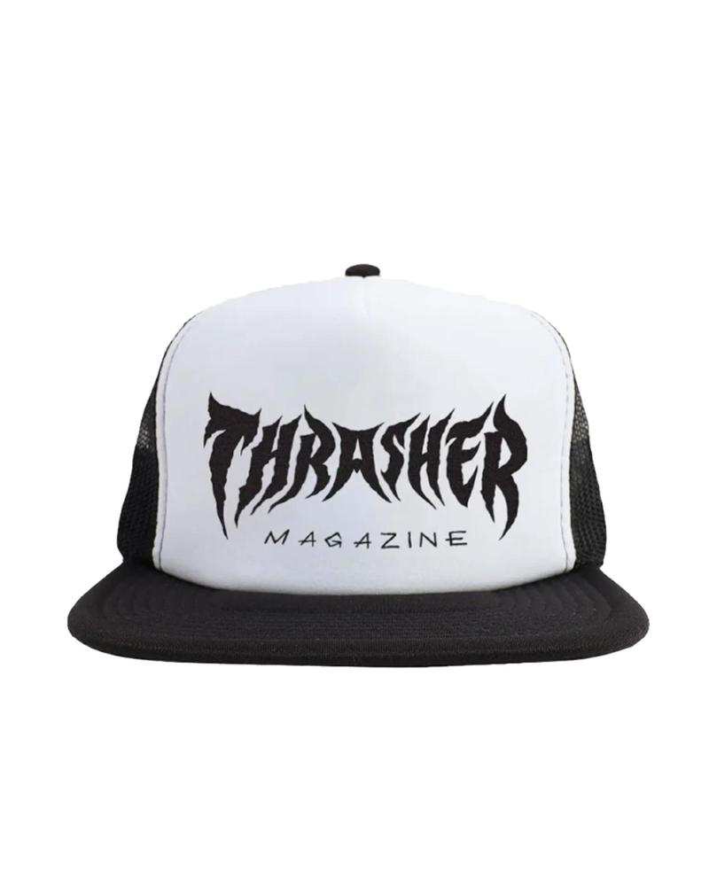 GORRA TRUCKER THRASHER METAL BLANCA Y NEGRA MULTICLOR MULTICOLOR