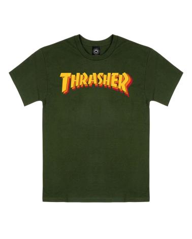 T-SHIRT THRASHER STACKED VERT MULTICOLORE MULTICOLOR