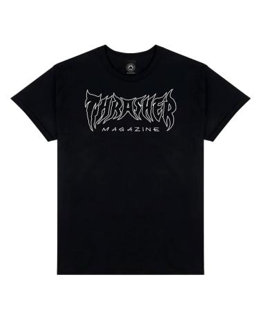 T-SHIRT THRASHER METAL PRETA MULTICOLOR MULTICOLOR