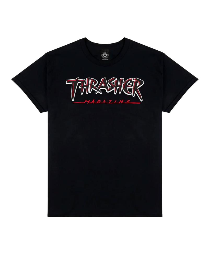 T-SHIRT THRASHER SLASH NOIR MULTICOLORE MULTICOLOR