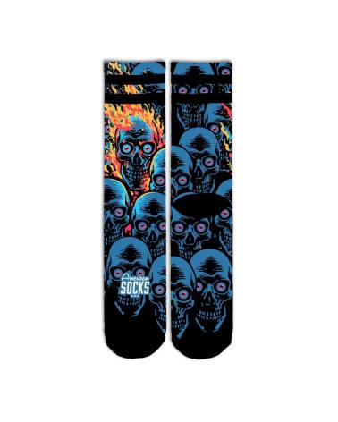AMERICAN SOCKS SOCKEN KNUCKLEHEAD BLAU MULTICOLOR MULTICOLOR