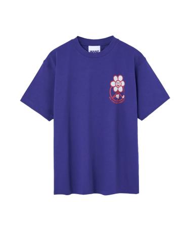 T-SHIRT WE ARE NOT FRIENDS DAISY AZUL-MARINHO MULTICOR MULTICOLOR