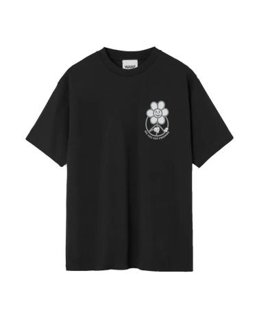 WE ARE NOT FRIENDS CAMISETA PRETA 'DAISY DARK' MULTICOLOR