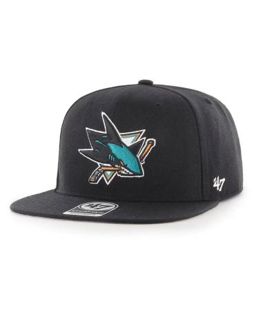 '47 BRAND CAPTAIN NHL SAN JOSE SHARKS SCHWARZE KAPPE MULTICOLOR