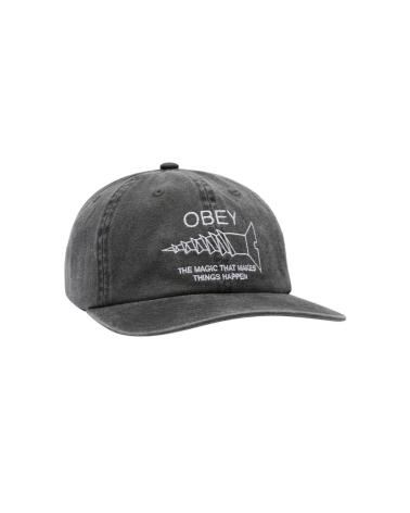 OBEY 6 PANEL PIGMENT THINGS HAPPEN STRAPBACK KAPPE MEHRFARBIG MULTICOLOR