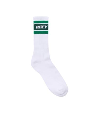 OBEY COOPER II SOCKEN WEISS-GRÜN MULTICOLOR