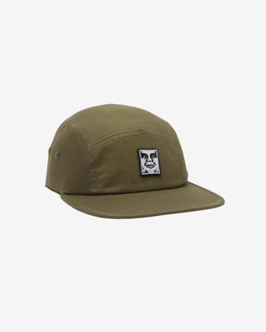 OBEY ICON PATCH TWILL CAMP HAT 5-PANEL KAPPE MEHRFARBIG MULTICOLOR