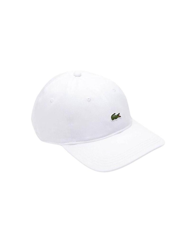 LACOSTE TWILL-BAUMWOLLKAPPE WEISS MEHRFARBIG MULTICOLOR