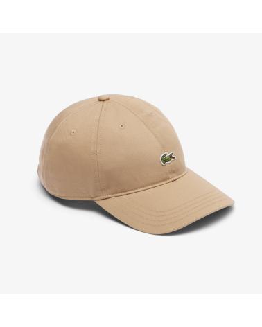 LACOSTE TWILL-BAUMWOLLKAPPE BEIGE MEHRFARBIG MULTICOLOR