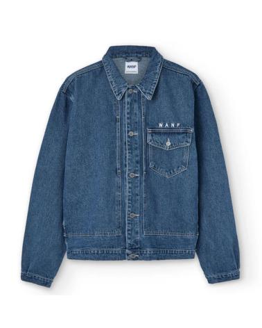 VESTE EN JEAN ASA WE ARE NOT FRIENDS BLEUE MULTICOLOR