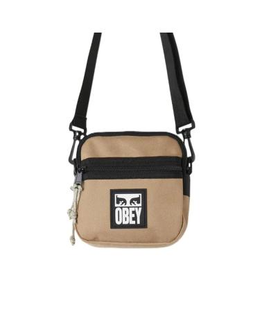 SACOCHE BANDOULIÈRE OBEY BOLSITA SMALL MESSENGER BAG BEIGE MULTICOLOR