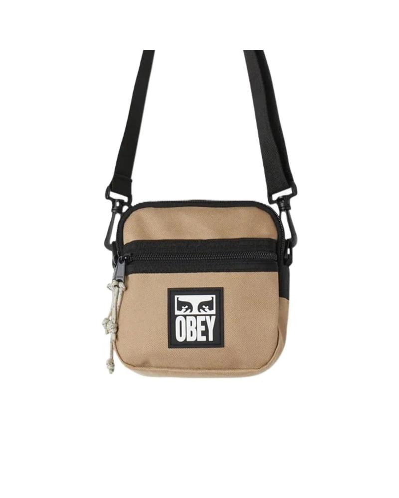 SACOCHE BANDOULIÈRE OBEY BOLSITA SMALL MESSENGER BAG BEIGE MULTICOLOR