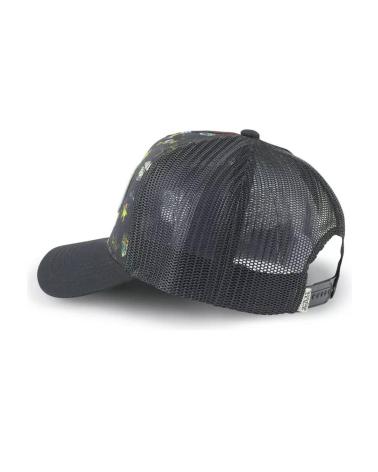 GORRA TRUCKER VON DUTCH CARTOON NEGRA CON ESTAMPADO MULTICOLOUR NEGRO