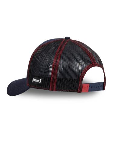 CAPSLAB ITACHI UCHIHA TRUCKER CAP BLACK MULTICOLOR MULTICOLOR