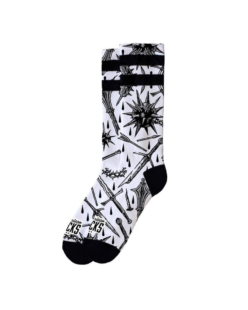 CHAUSSETTES AMERICAN SOCKS MEDIEVAL MID HIGH MULTICOLORE MULTICOLOR