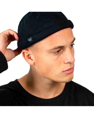 CASQUETTE REELL DOCKER CAP SANS VISIÈRE NOIRE MULTICOLOR