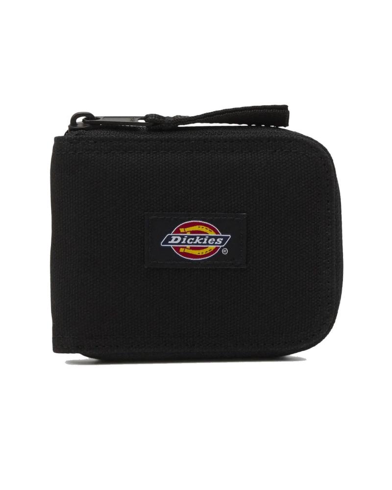 CARTERA DICKIES DUCK CANVAS WALLET NEGRA CON CREMALLERA MULTICOLOR