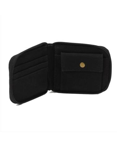 CARTERA DICKIES DUCK CANVAS WALLET NEGRA CON CREMALLERA MULTICOLOR