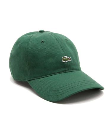 BONÉ LACOSTE DE ALGODÃO VERDE COM LOGOTIPO DE CROCODILO MULTICOLOR