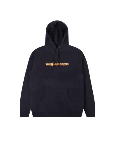 FELPA CON CAPPUCCIO THE HUNDREDS BEAST OF BAR-DEN PULLOVER BLU NAVY MULTICOLOR