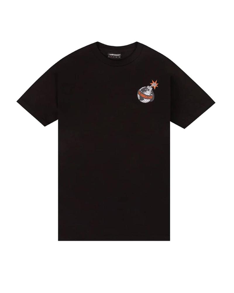 THE HUNDREDS HONEST WORLD BLACK T-SHIRT MULTICOLOR