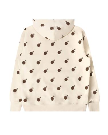 MOLETOM THE HUNDREDS GRAND PULLOVER FLEECE CREME MULTICOLOR