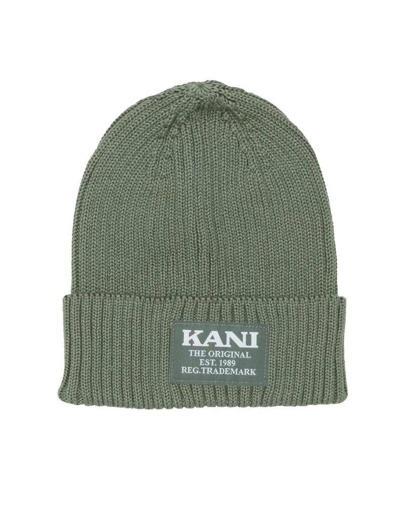GORRO BEANIE KARL KANI VERDE EMPOEIRADO MULTICOLOR